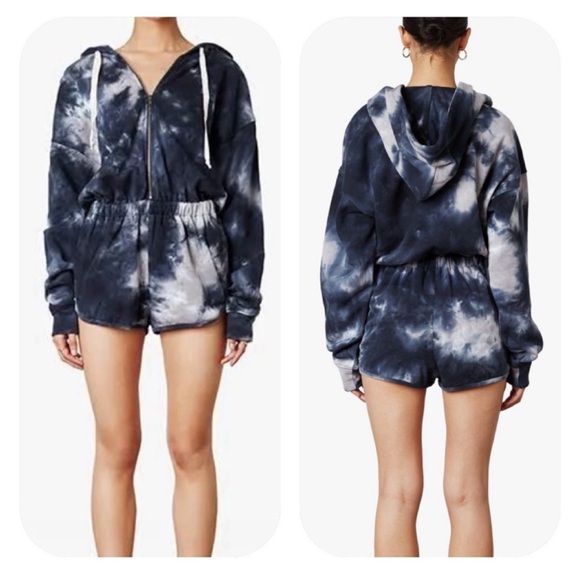 NIA Pants - NWT NIA S smoke tie dye Gemini Romper